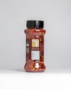 Spishri Chili Flakes – Sun-dried red chili flakes for pizza, pasta, and fiery satvik recipes.