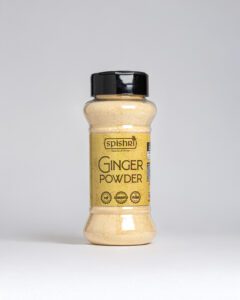 Spishri Ginger Powder – Earthy, warm spice powder for teas, sweets, and clean satvik cooking.