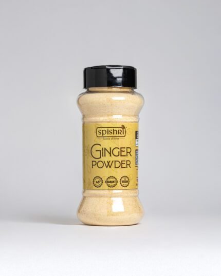 Spishri Ginger Powder – Earthy, warm spice powder for teas, sweets, and clean satvik cooking.