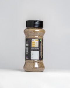 Spishri Black Pepper Powder – Bold and aromatic spice for satvik recipes and digestive balance.