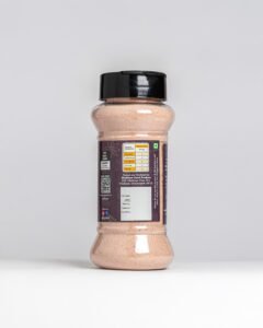 Spishri Black Salt Powder – Finely ground kala namak for chaats, fruit dishes, and satvik seasonings.