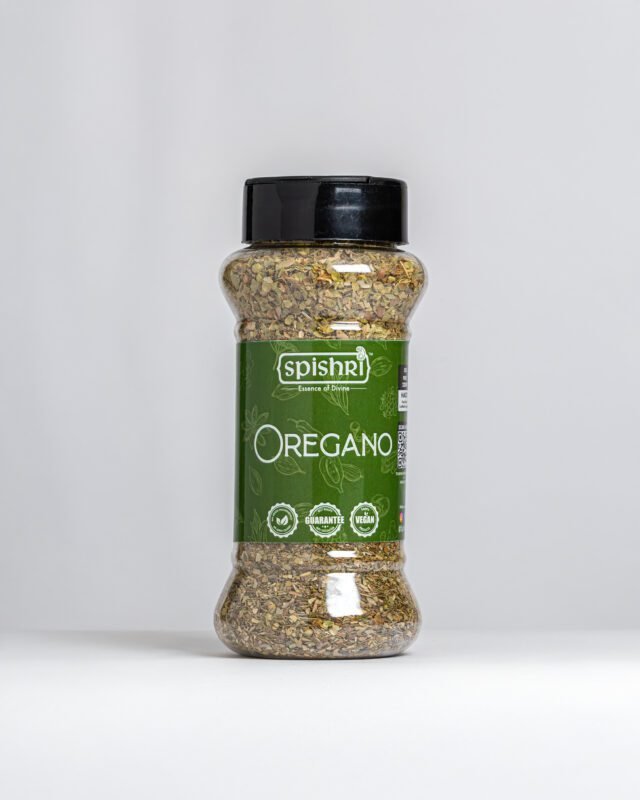 Spishri Oregano – Dried oregano leaves for enhancing pizza, pasta & herbal satvik meals.