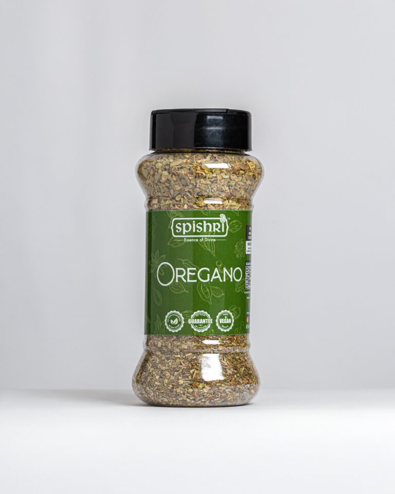 Spishri Oregano – Dried oregano leaves for enhancing pizza, pasta & herbal satvik meals.