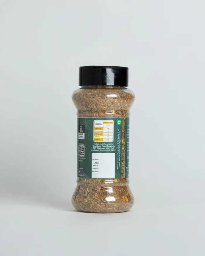 Spishri Pizza Seasoning – Italian-style herb blend for homemade pizza, snacks & satvik cooking.
