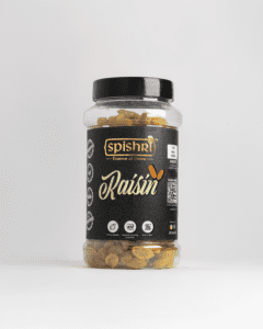 Spishri Premium Raisins – Sun-dried, unpolished raisins for satvik desserts, energy snacks, and clean eating. DIWALI GIFT