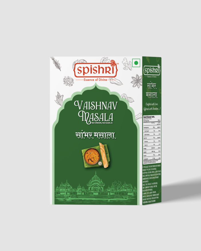 Spishri Sambhar Masala – premium Satvik spice