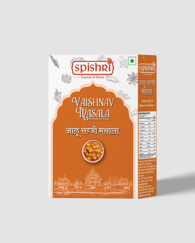 Spishri Aloo Sabzi Masala – premium Satvik spice
