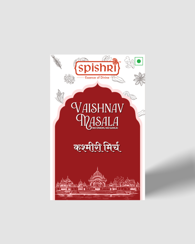 Spishri Kashmiri Mirch – Mild and Vibrant Red Chilli Powder for Rich Color and Aroma in Indian Cooking