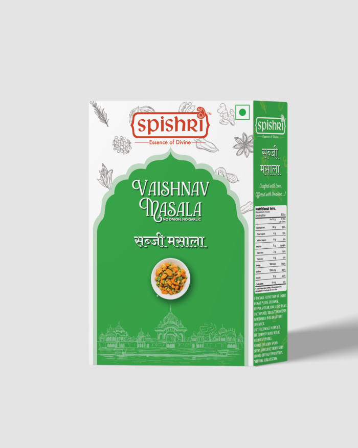 Spishri Sabzi Masala – premium Satvik spice