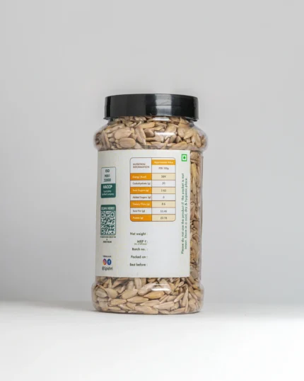 Spishri Sunflower Seeds – Light and nutty seeds rich in vitamin E for snacks, sweets, and satvik balance.