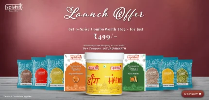 Spishri Website Launch Offer – Pure Satvik Masale Combo