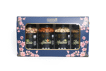 Best Diwali gift under 1500 – Spishri Premium Dry Fruits Gift Pack with Almonds, Cashews, Pistachios, and Raisins in elegant blue floral box, perfect for festive gifting.