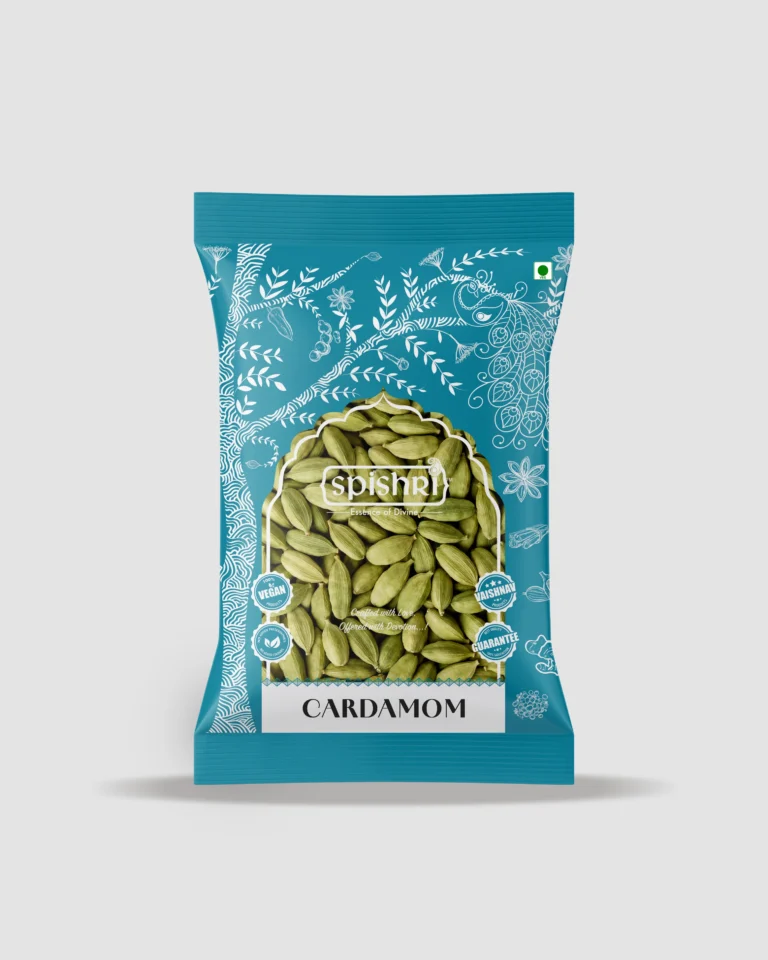 Buy Spishri Premium Green Cardamom online. Fresh, aromatic chhoti elaichi with rich natural oils for sweets, tea, and authentic Indian cooking.