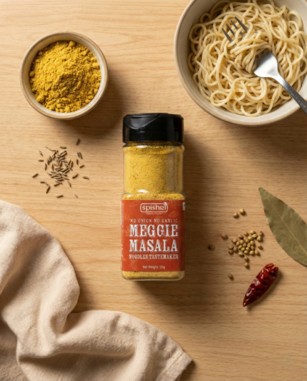 Spishri no onion no garlic noodles tastemaker masala for chatpata satvik noodles