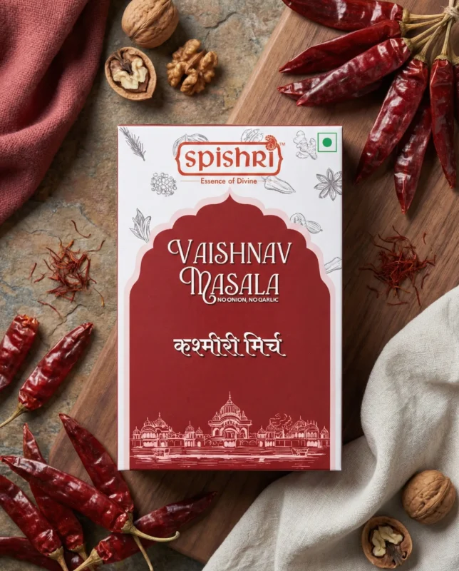 Spishri Kashmiri Mirch – Mild and Vibrant Red Chilli Powder for Rich Color and Aroma in Indian Cooking