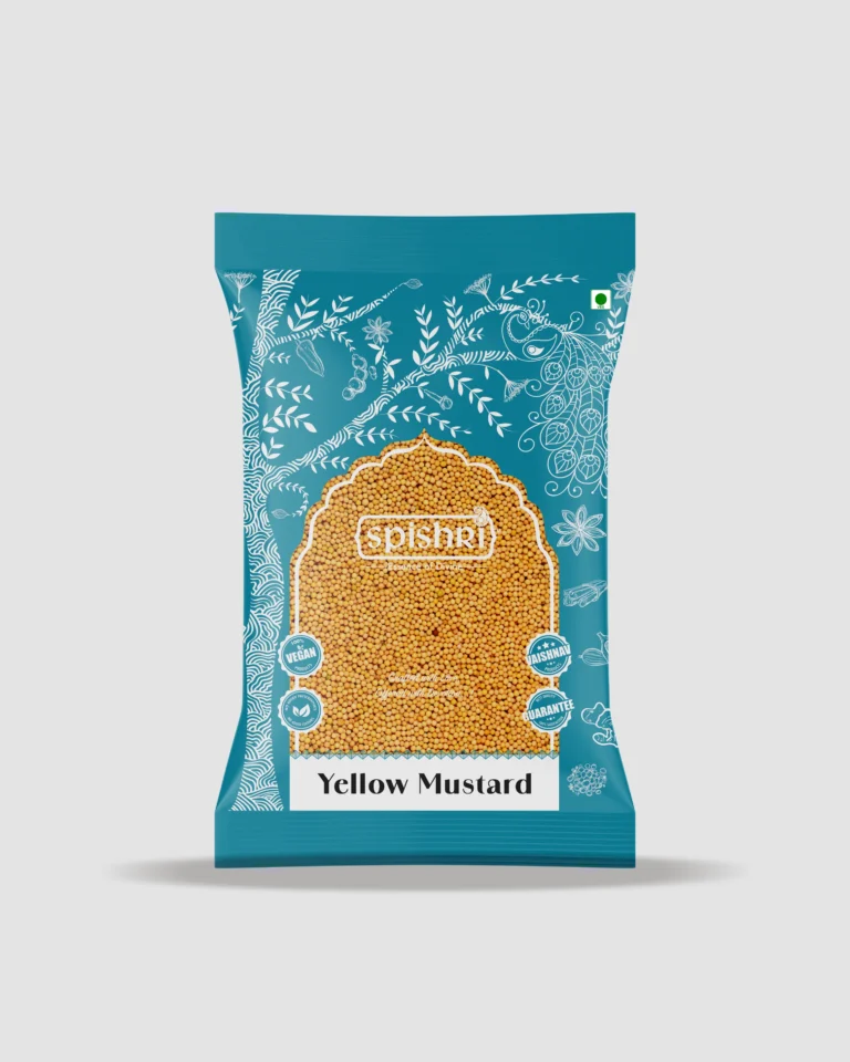 Spishri Premium Yellow Mustard Seeds – Mild, Pure & Fresh Sarson for Indian Cooking
